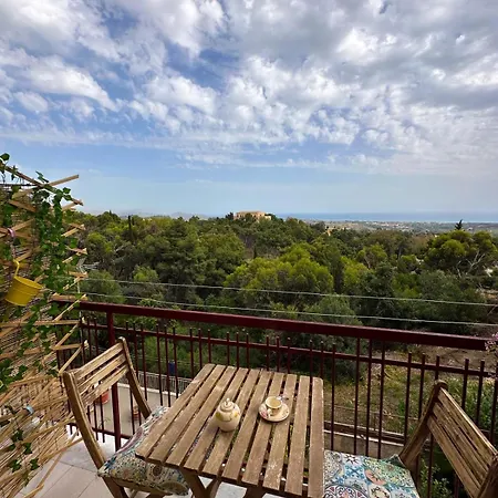 La Casetta Di Ro Ro' Vista Sulla Valle Dei Templi Agrigent